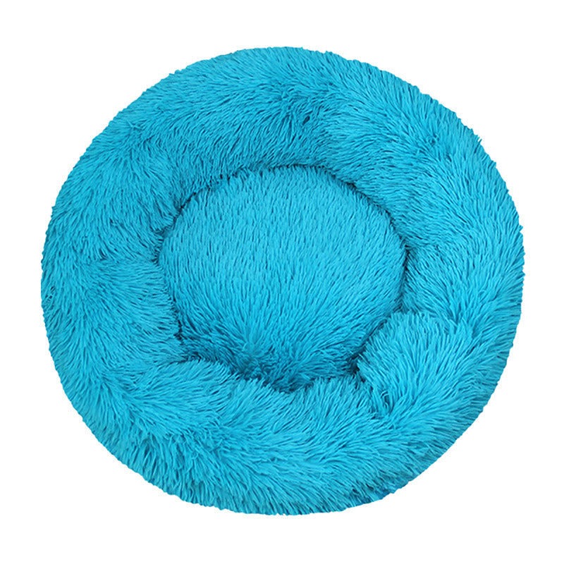 Washable Round Plush Kennel