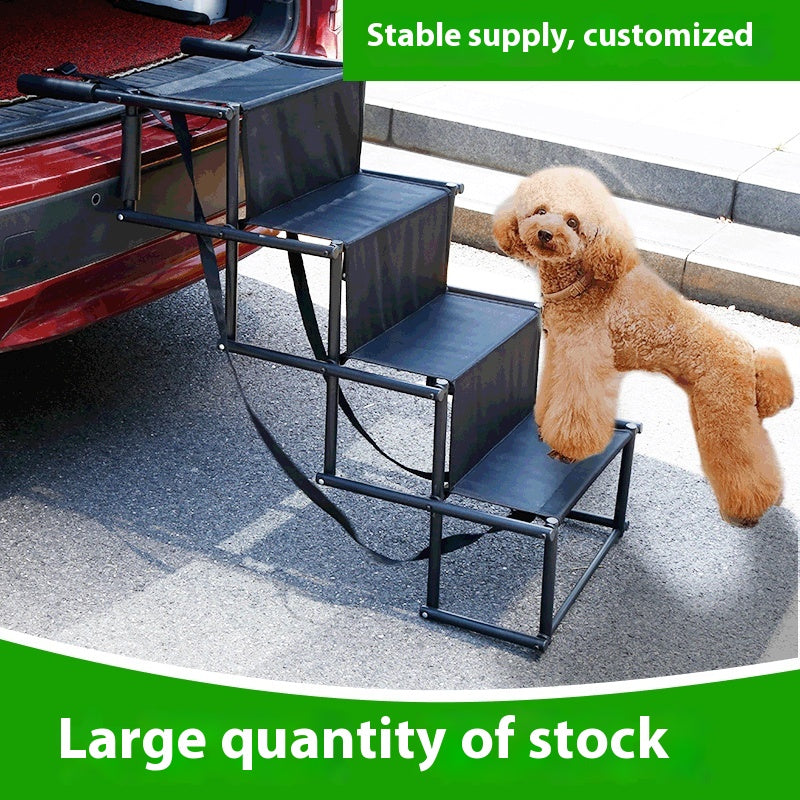 Outdoor Folding Portable Pet Dog Ladder Car Step