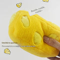 Cheese-Flavored Treat-Hiding Mouse Tpr Ball Interactive Chew Toy With Crinkle Sound