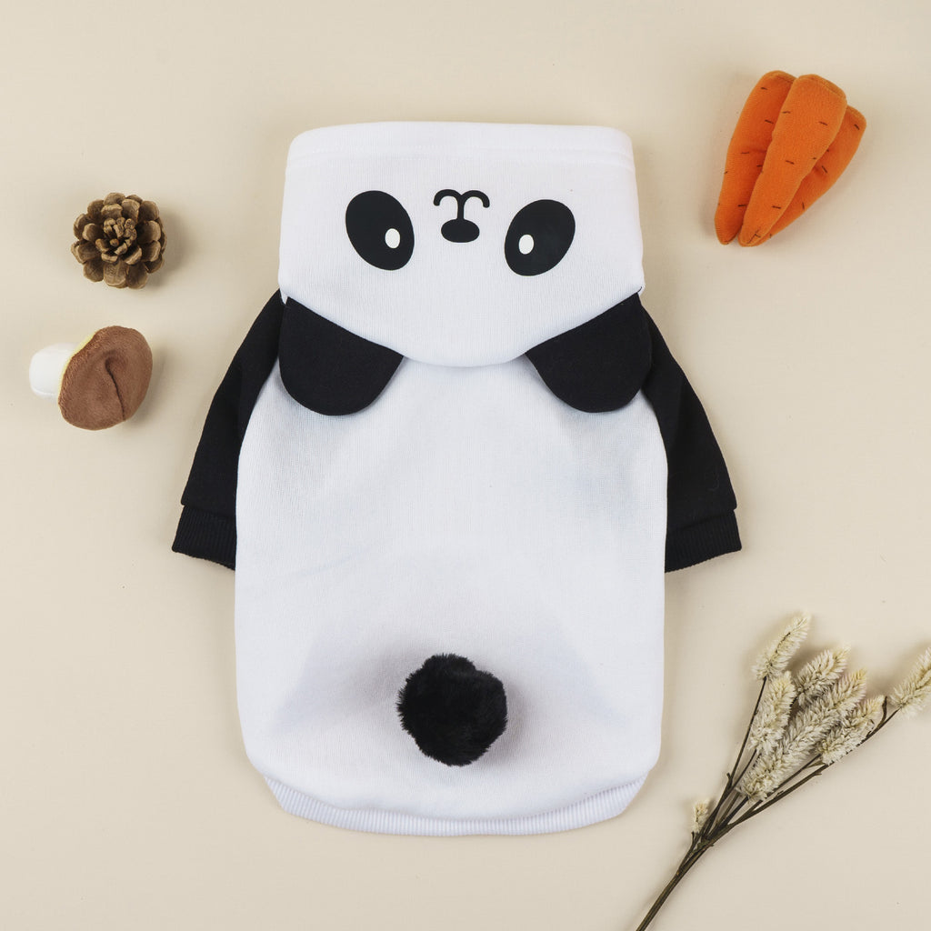 Cartoon Panda-Shaped Pet Sweater