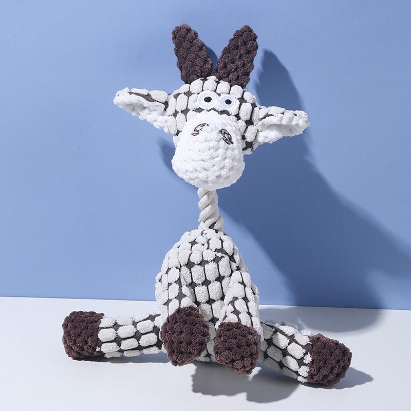 Interactive Plush Dog Bite Toy
