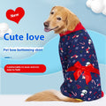 Anti-Fur Bow Big Dog Pajamas