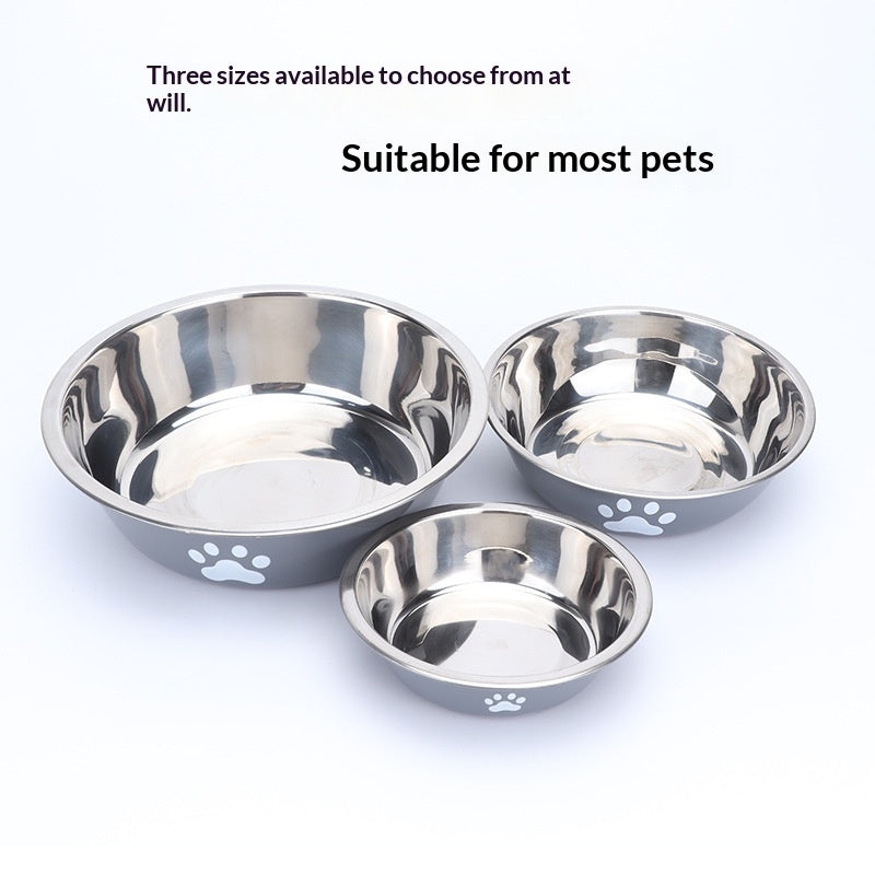 Stainless Steel Non-Slip Pet Bowl Dog Bowl