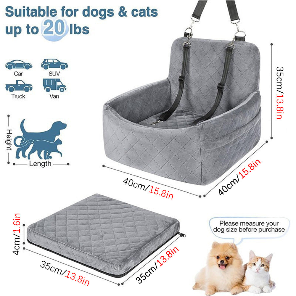 Front-Row Car Pet Safety Seat