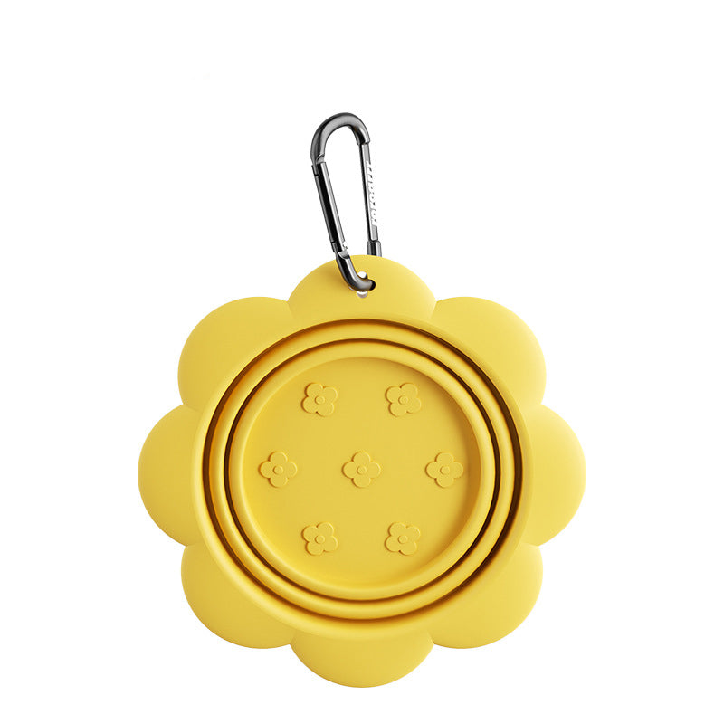 Collapsible Dog Food And Water Bowl