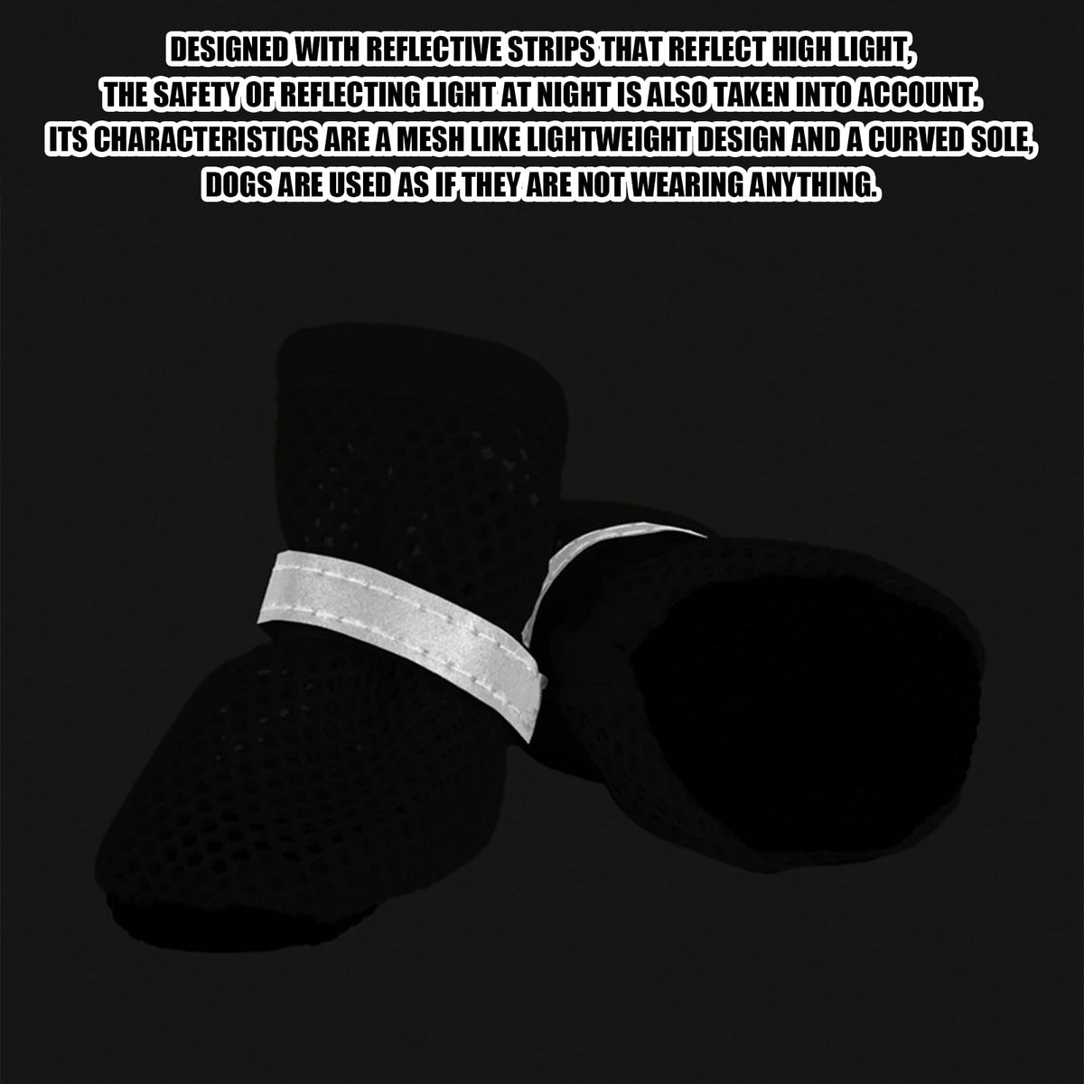 Small Dog Summer Mesh Boots With Non-Slip Soles