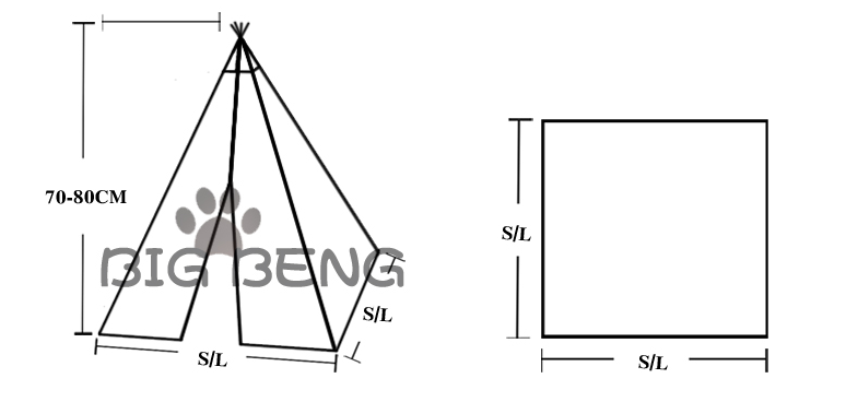 Pet Tent Bed for Cats and Small Dogs