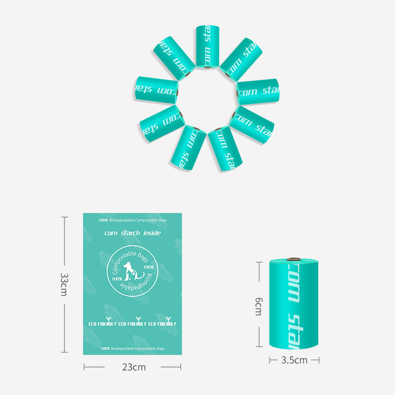 Corn Starch Pla Fully Degradable Litter Bag