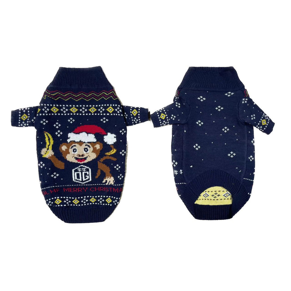 Festive Knitted Pet Sweater