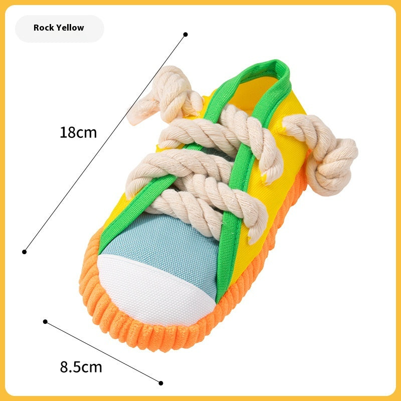 Dog Sound Slipper Molar Toy