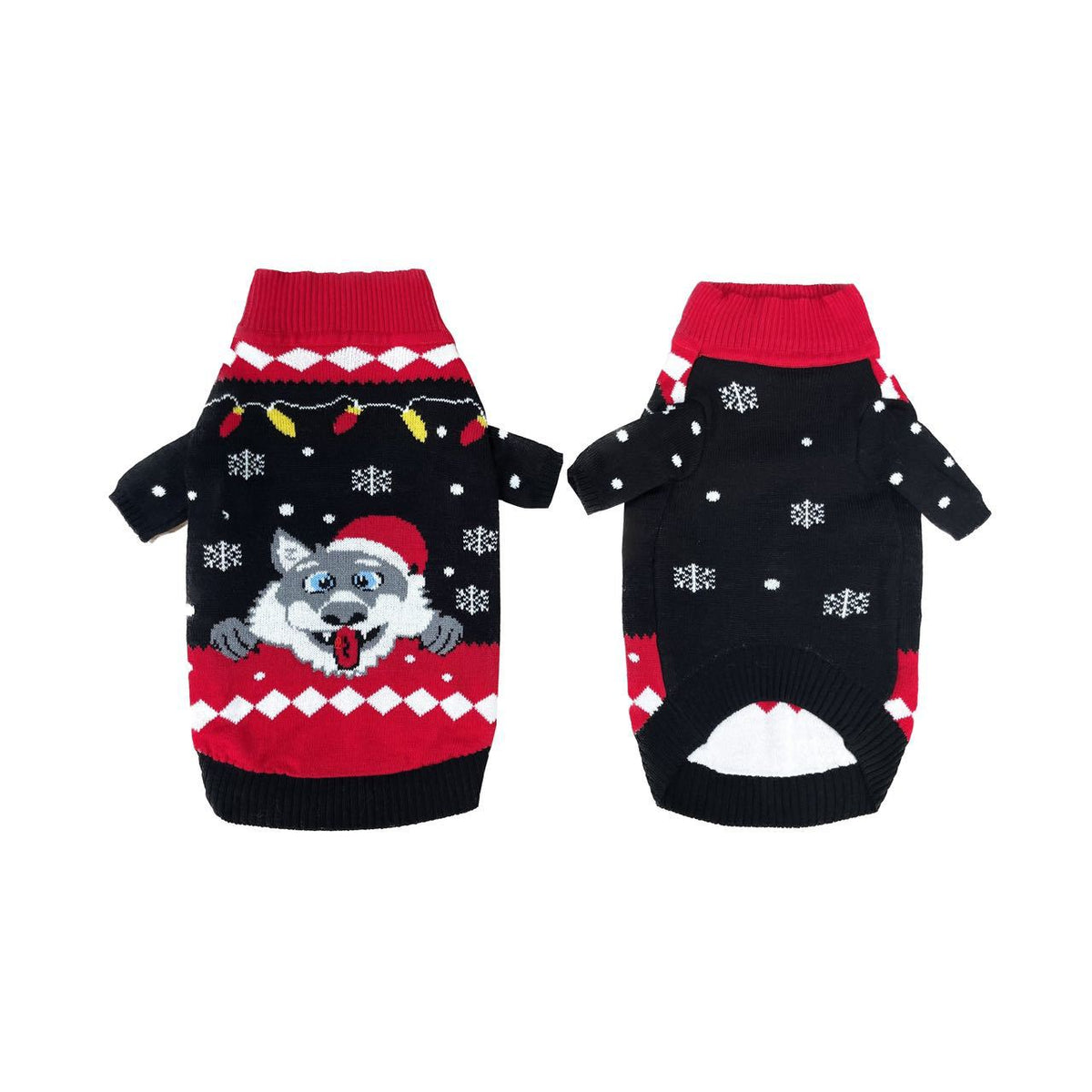 Festive Knitted Pet Sweater