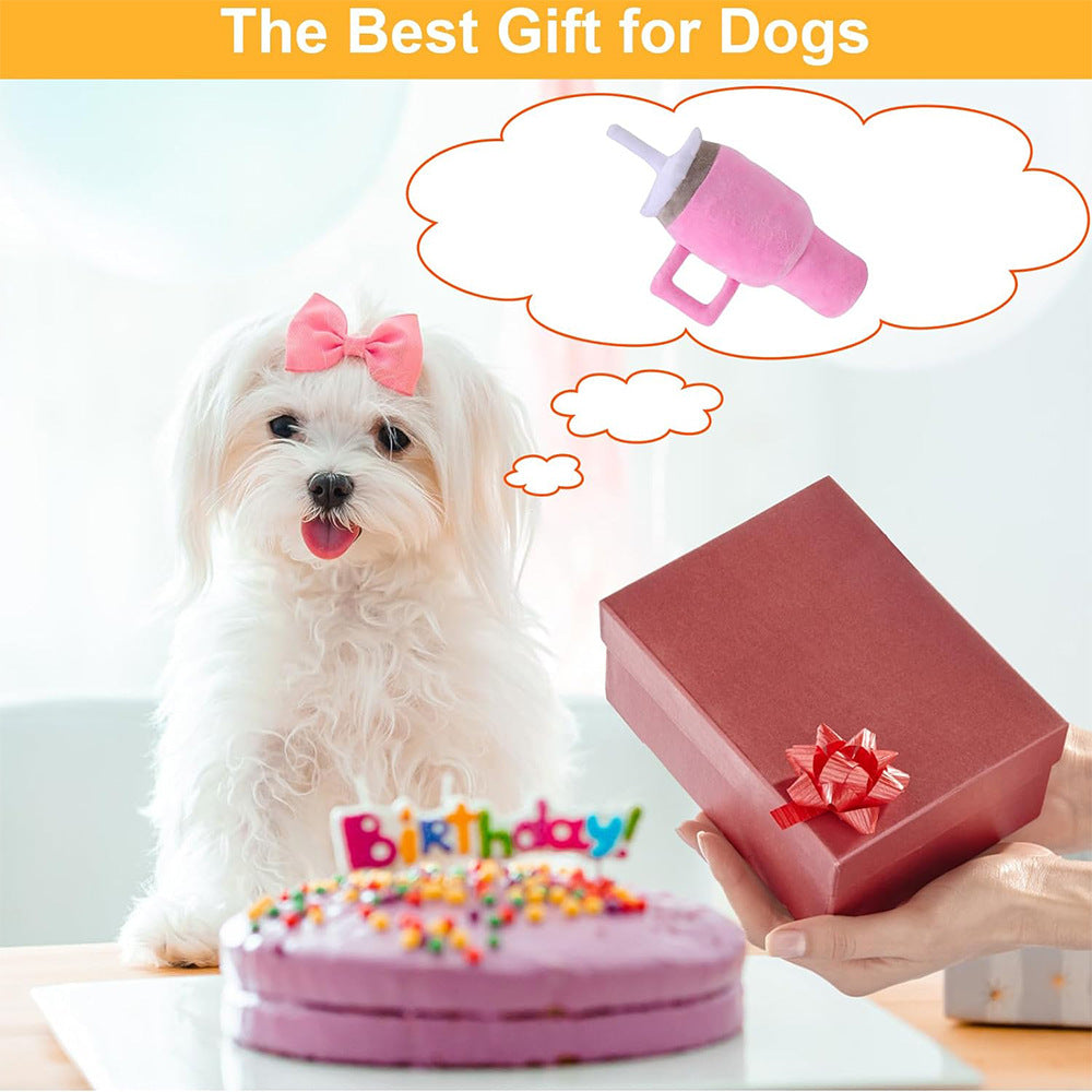 Dog Sound Toy With Handle Cup