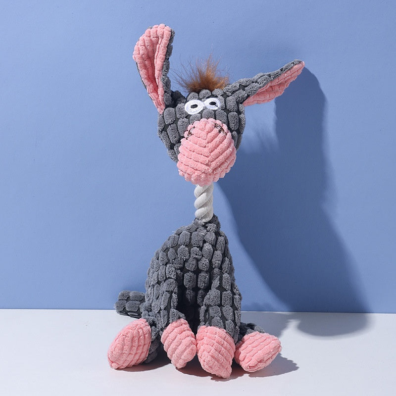 Interactive Plush Dog Bite Toy
