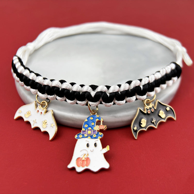 Halloween Hand-Woven Pet Collar Decoration