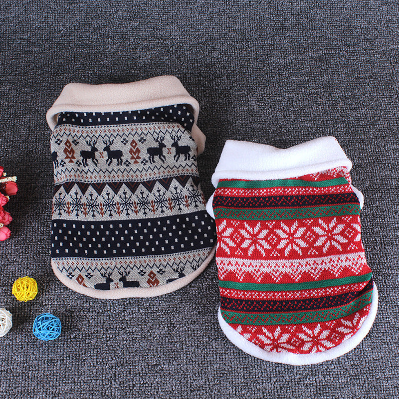 Dog Christmas Fall Winter Sweater