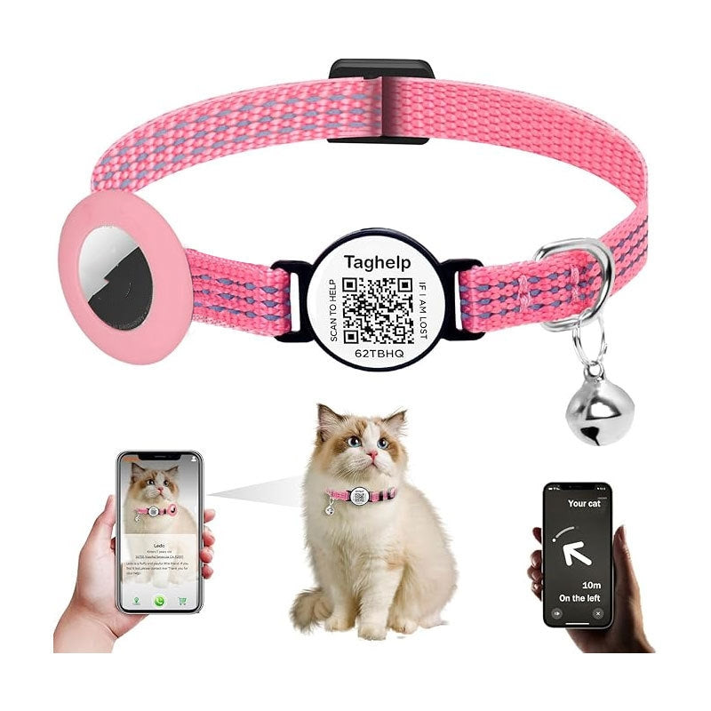 QR Code Anti-Lost Tracking Dog Collar