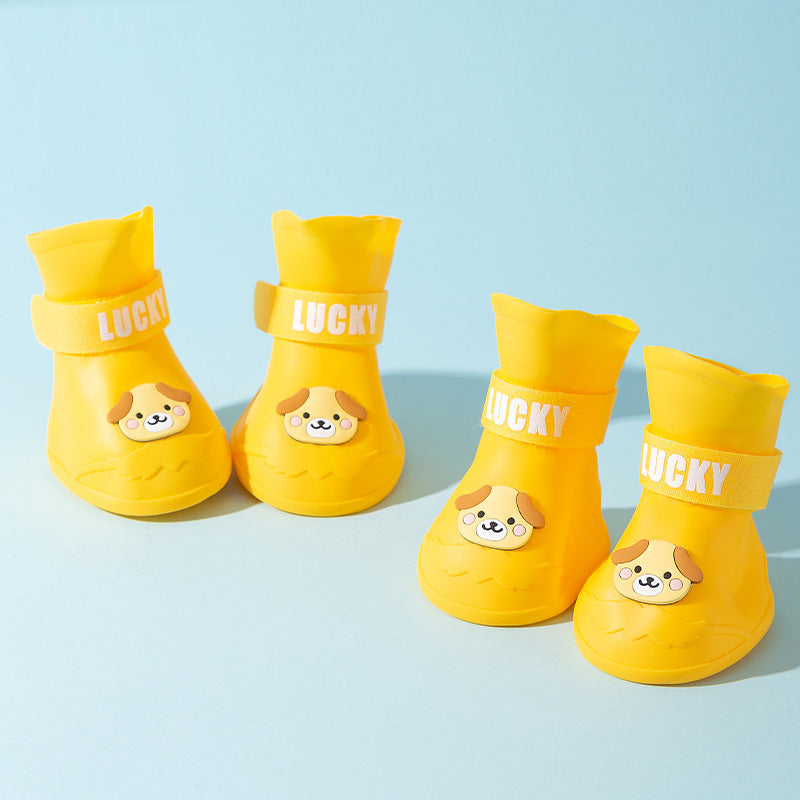 Medium Large Dog Waterproof Anti-Drop Dog Shoes Pet Anti-Dirty Booties Summer Outwear
