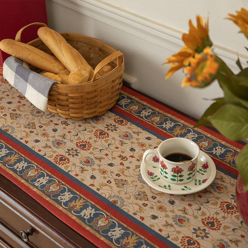 Vintage American Fringe Long Table Runner