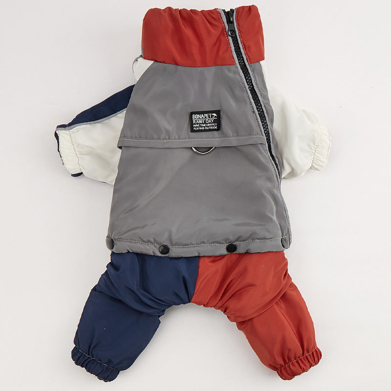 Warm Winter Cotton-Padded Large Dog Clothes