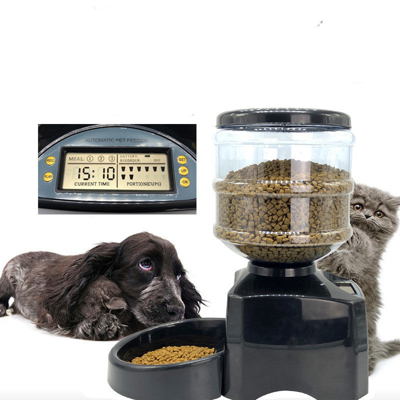 Three-Meal Timed Automatic Pet Feeder