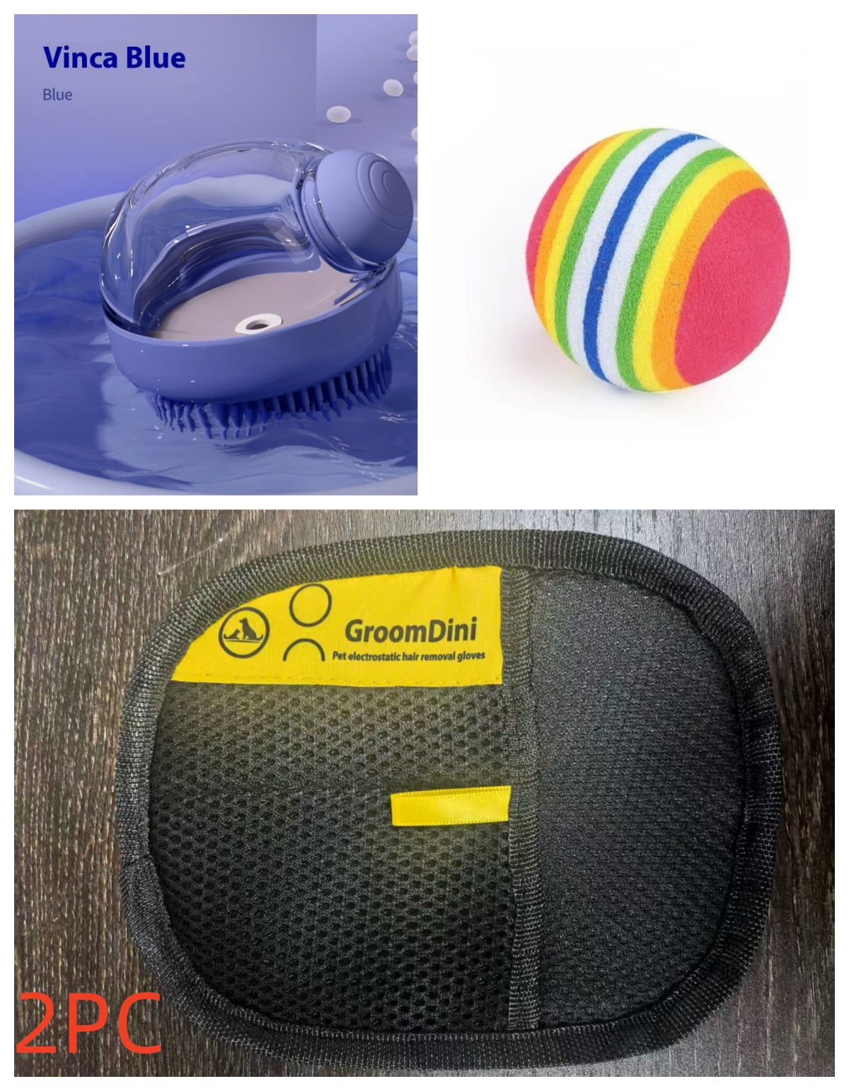 Pet Bath Silicone Bath Brush