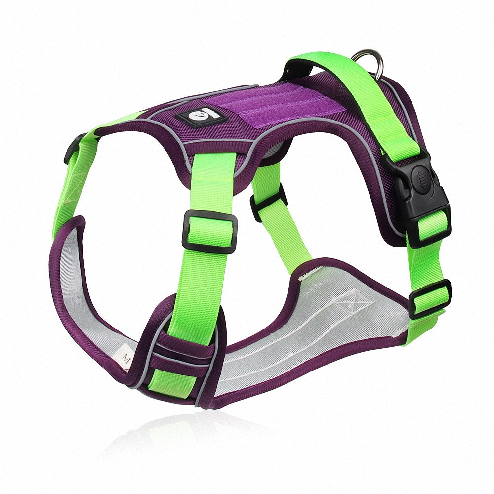 Large Dog Chest Strap Explosion-Proof Reflective Dog Leash