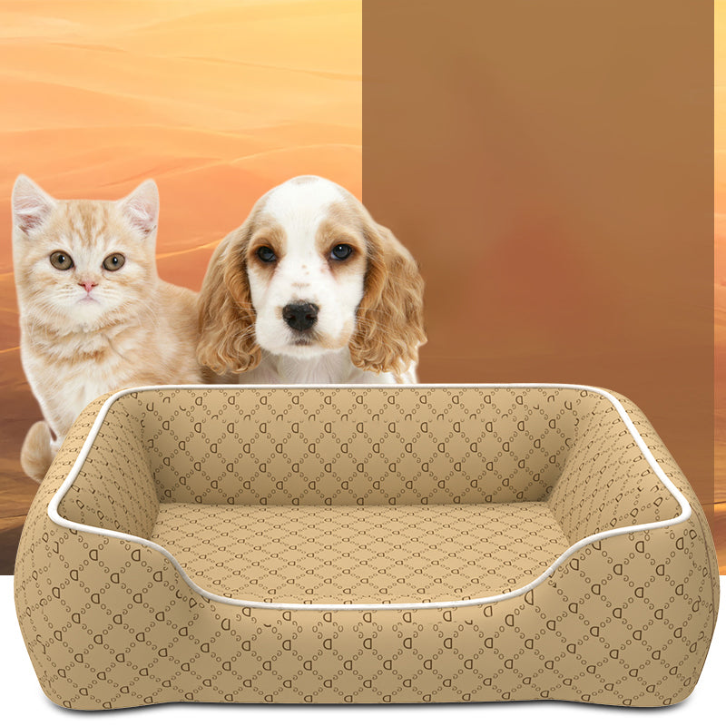 Waterproof Kennel Resistant To Bites And Scratches, Universal Bed For All Four Seasons, Completely Removable And Washable, Corgi Stuffed Ani