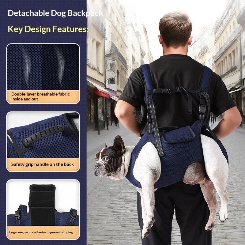 Portable Dog Carrier Crossbody Backpack