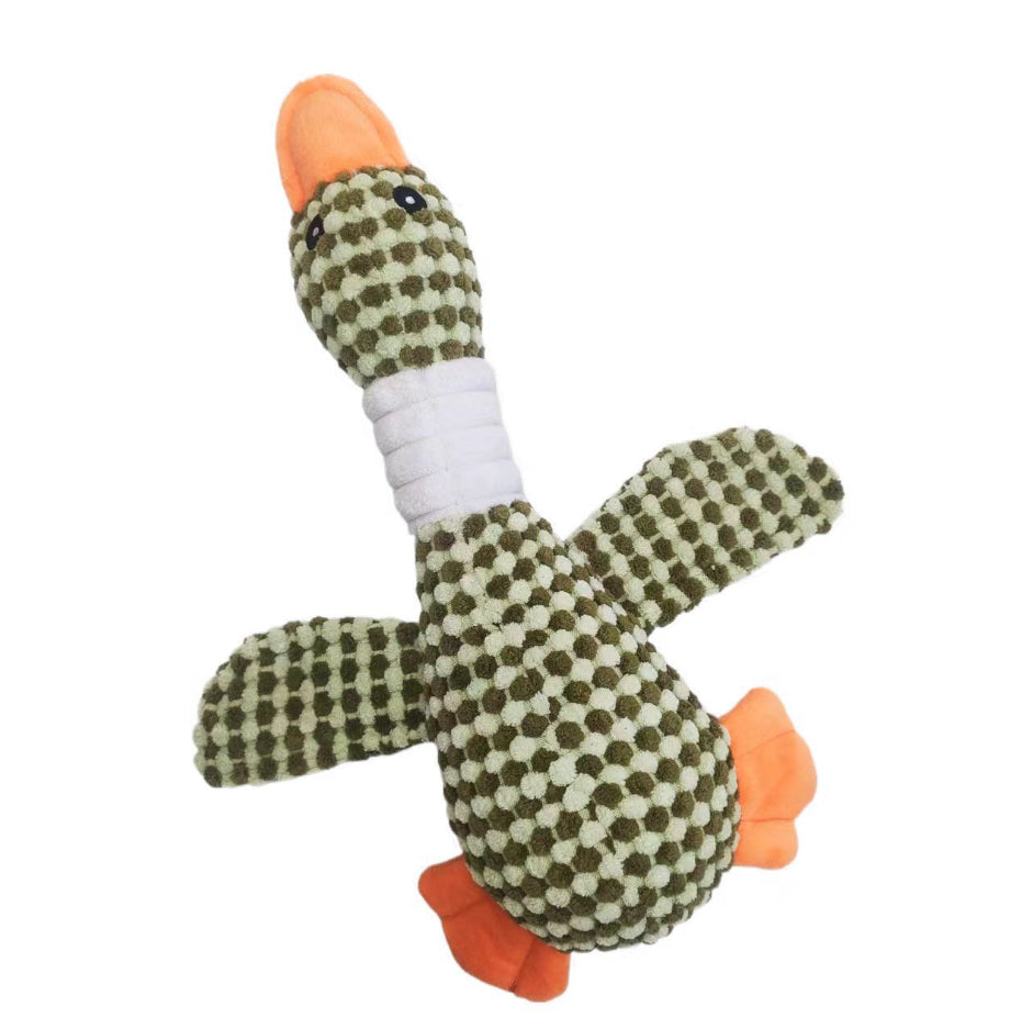 Pet Sound Dog Molar Teeth Cleaning Bite-Resistant Plush Toy