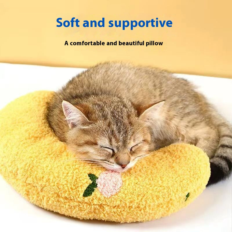 Pet Sleeping Mat Neck Protection U-Shaped Pillow
