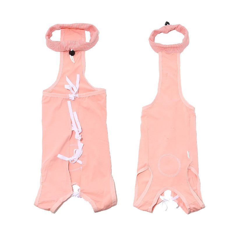 Bandage-Style Breathable Anti-Licking Dog Garment