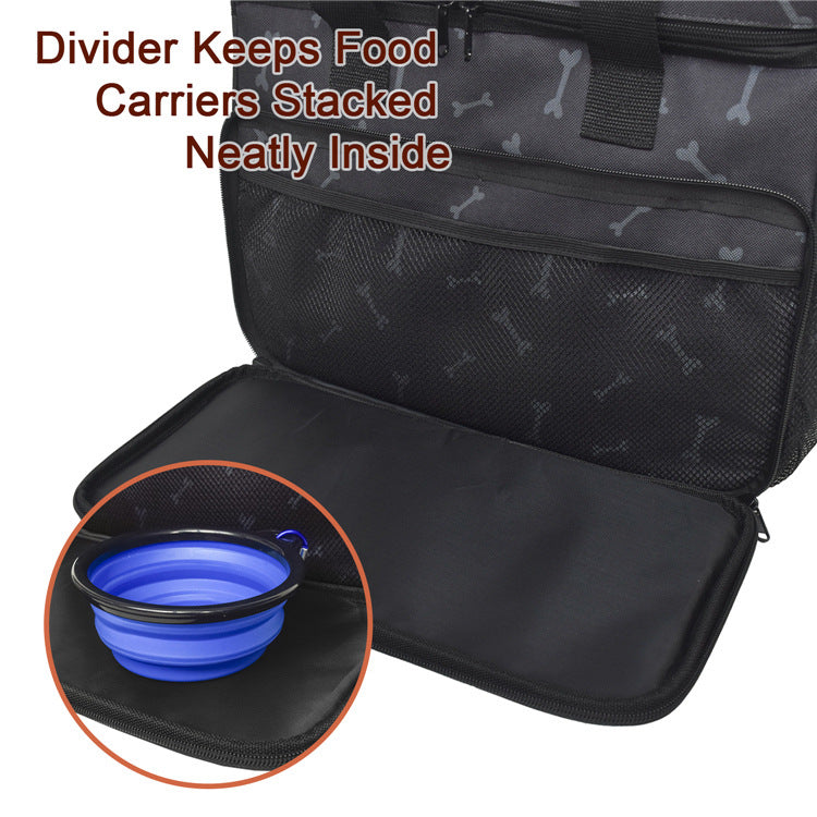 Pet Travel Bag Set Of Thick And Comfortable Multi-Function