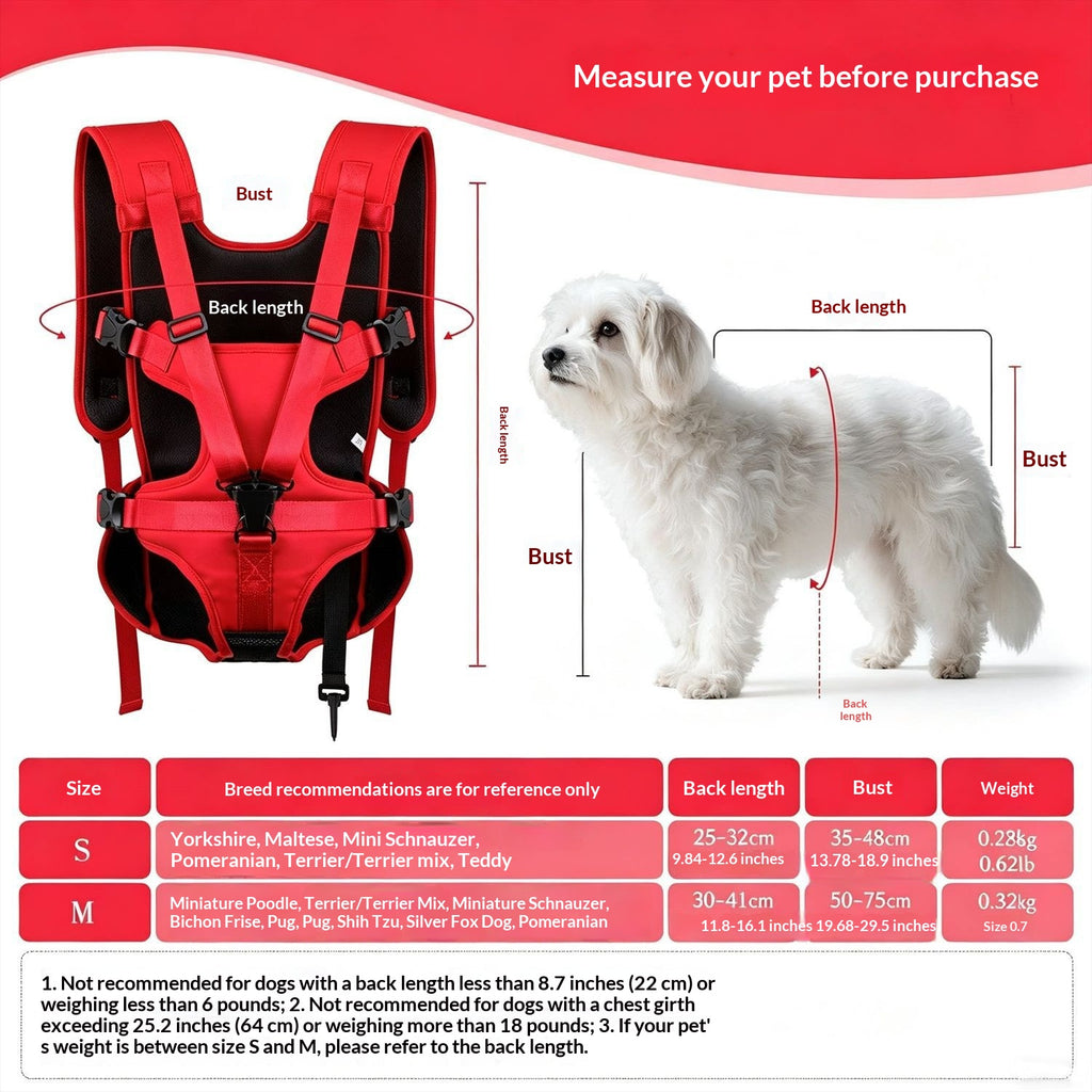 Enclosed Wrap-Around Pet Backpack for Small Dogs