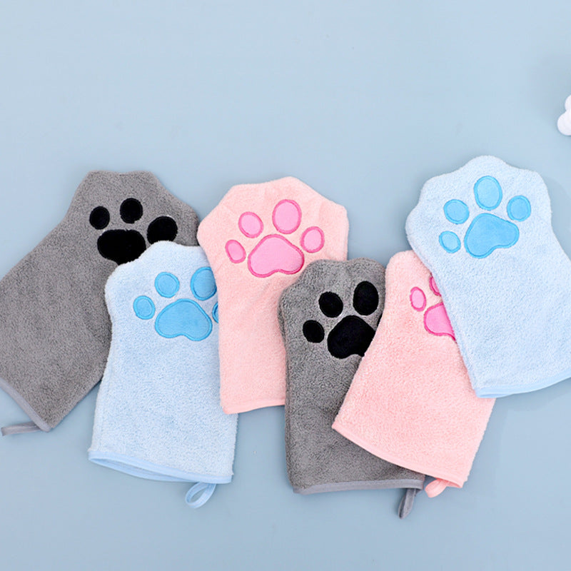 Quick-Drying Absorbent Dog Towel Glove