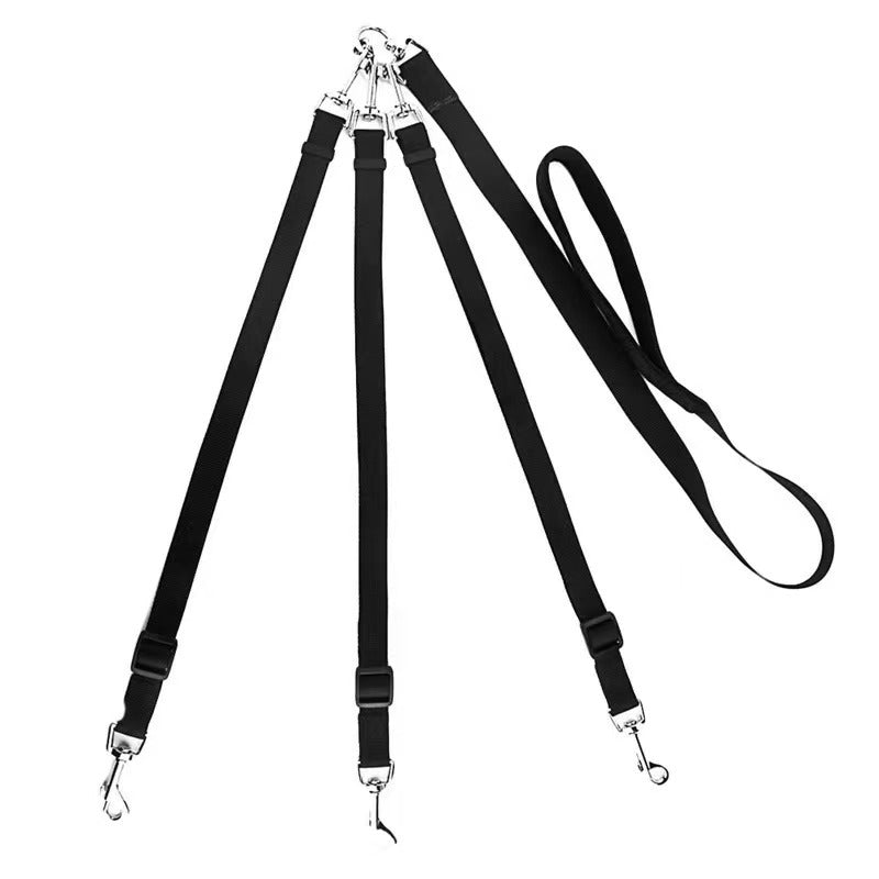 Three-Dog Leash Pet Garden Traction One-Leash-Three-Pets Chain Strap P-Rope