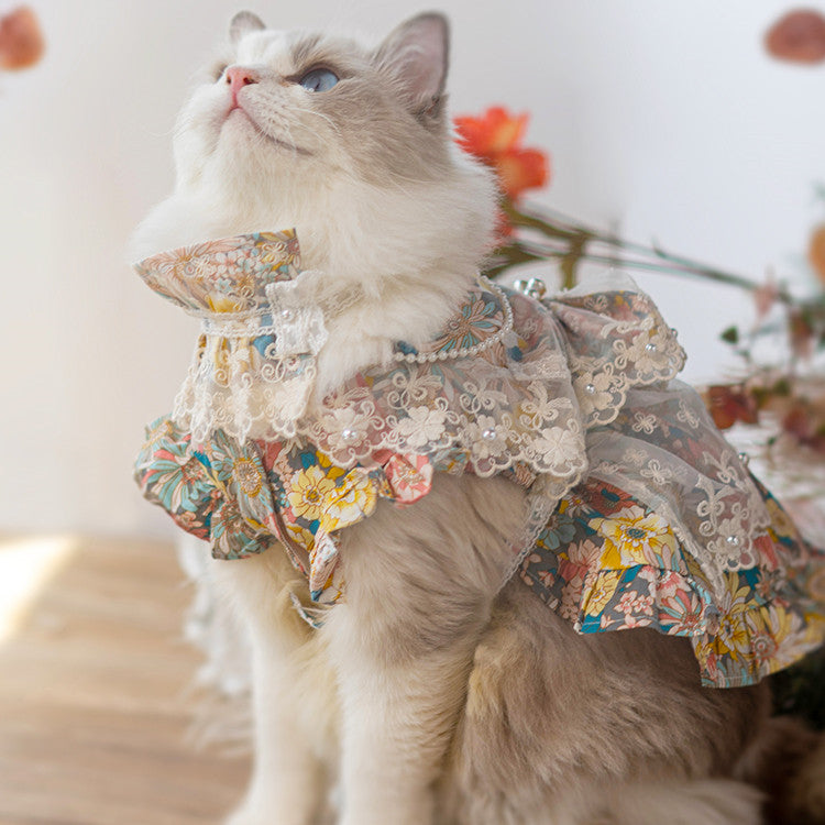 Anti Dropping Small And Medium-Sized Dog Dress