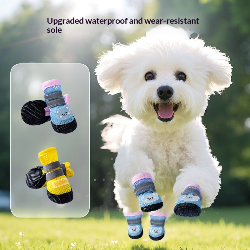 Breathable Non-Slip Mesh Dog Shoes For Summer