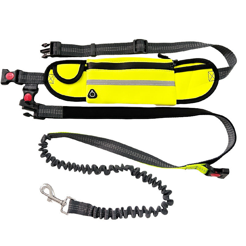 Portable Dog Waist Bag With Running Leash