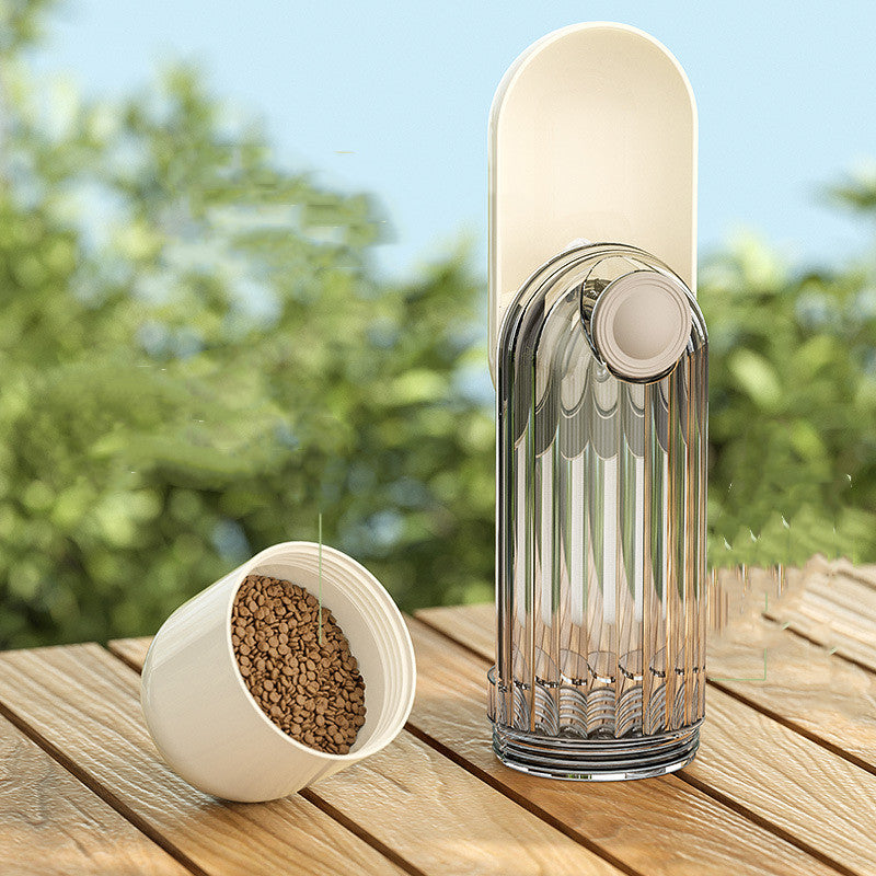 Green Portable Two-In-One Dog Water Cup