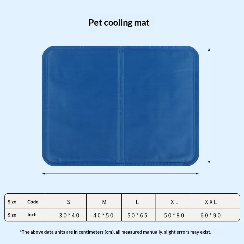 Water-Wave Gel-Sponge Cooling Dog Mat