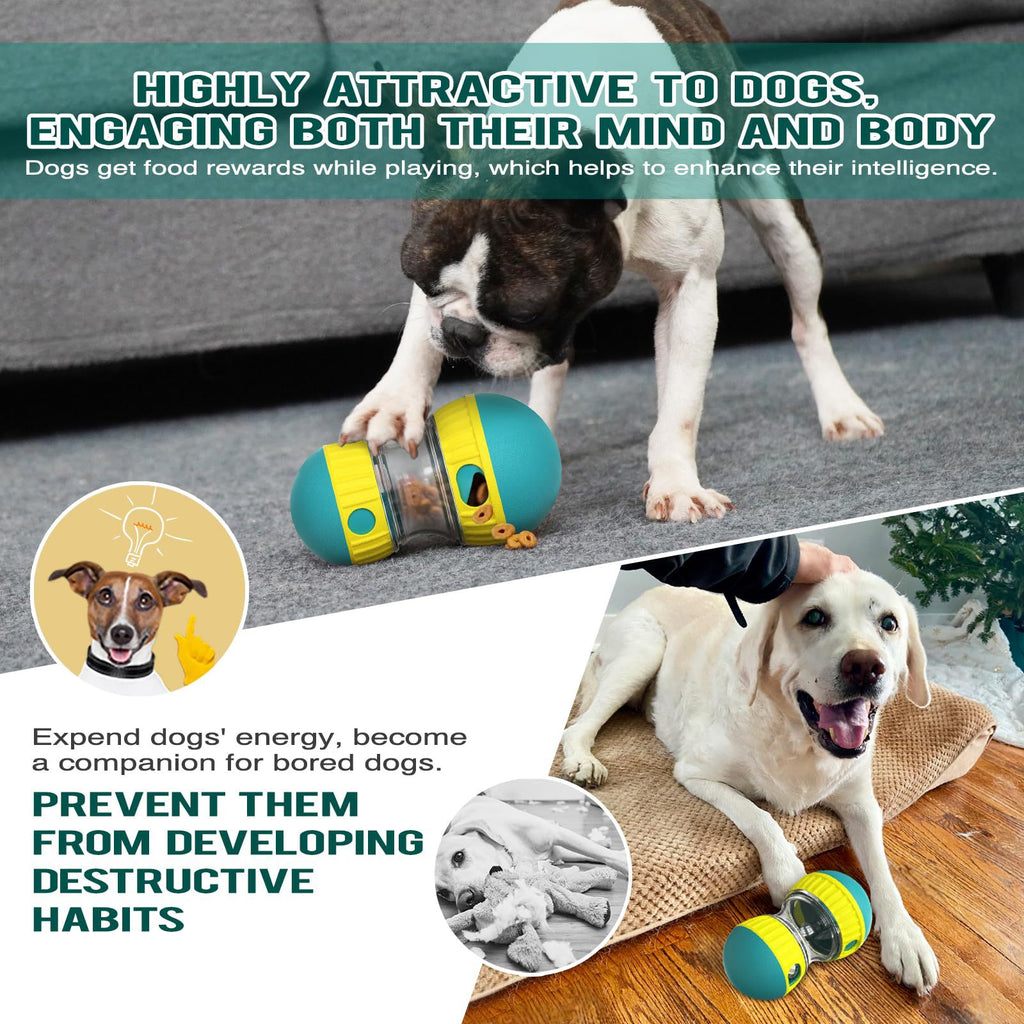 Rotating Dog Food Dispenser Pet Toy