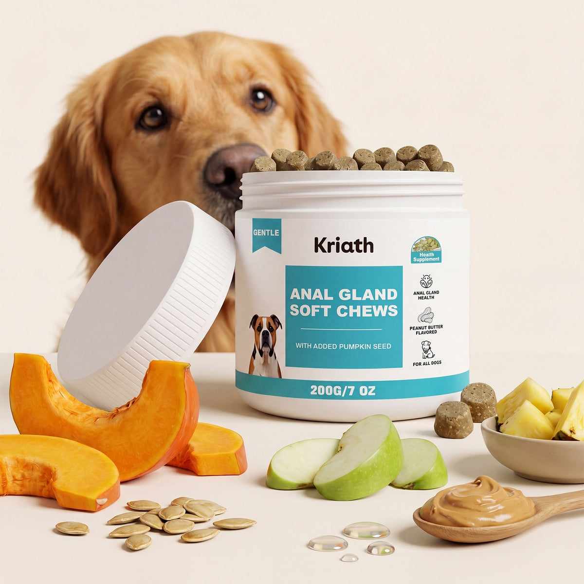 Soft Chewable Dog Care Tablets With Mild Ingredients