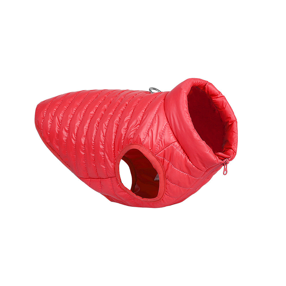 Autumn Winter Nylon Zipper Puppy Jacket