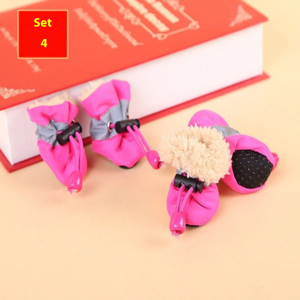 Breathable Four-Season Soft-Bottom Dog Shoes