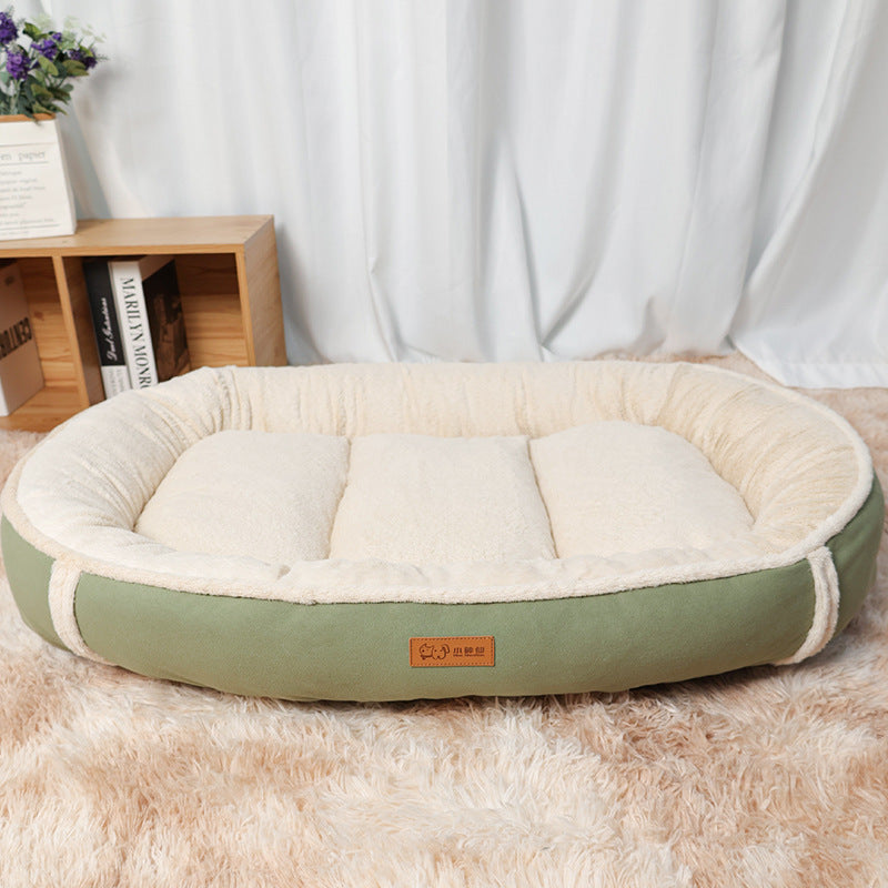 Round Non-Slip Dog Nest Bed