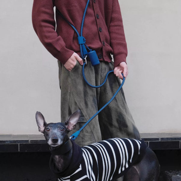 Pet Leash Hands-Free Cross-Body Waist-Worn Multi-Functional