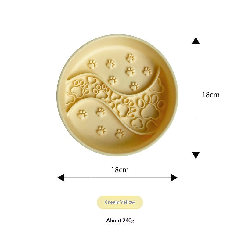 Dog Food-Grade Silicone Pet Feeding Bowl
