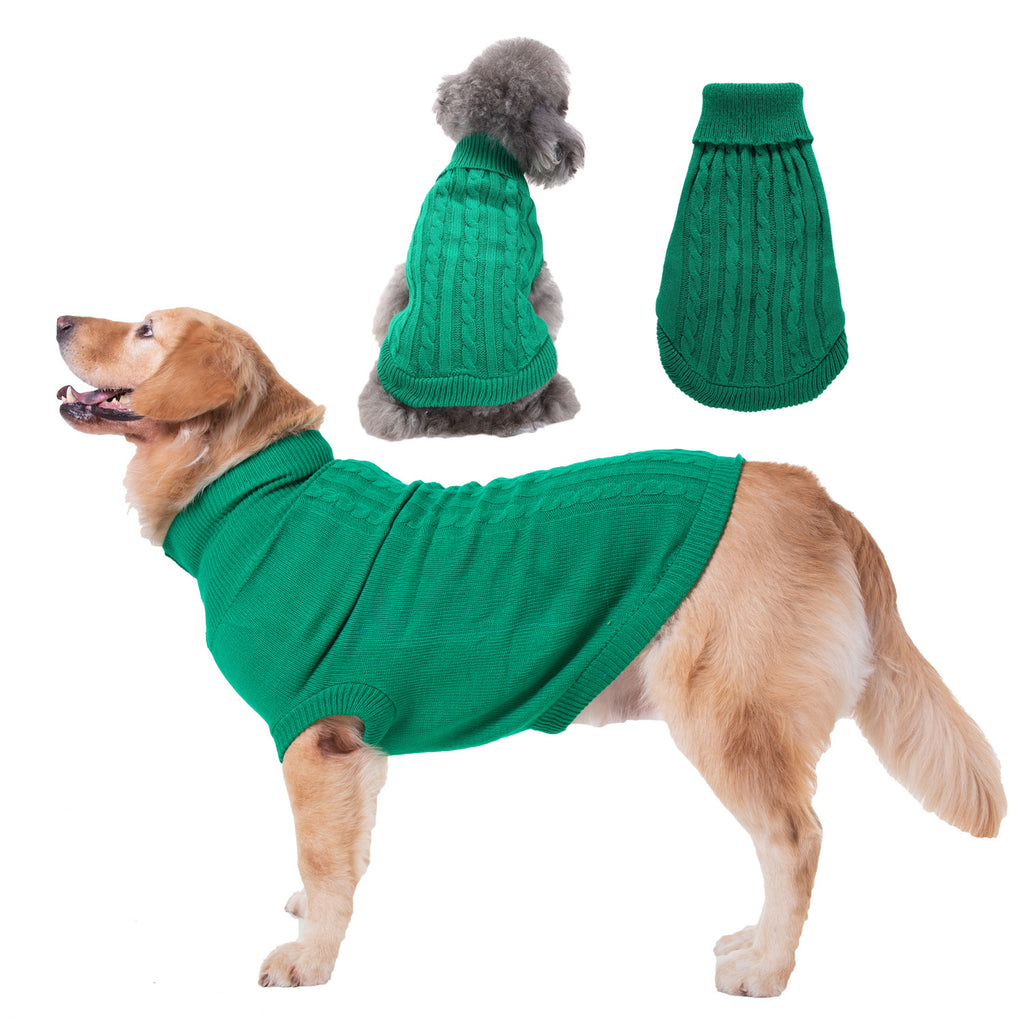 Solid Color Dog Sweater