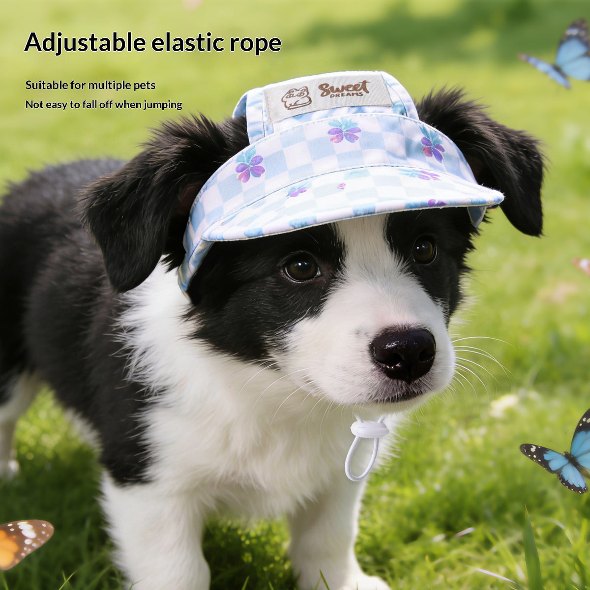 Cartoon Ear-Opening Pet Sun Hat