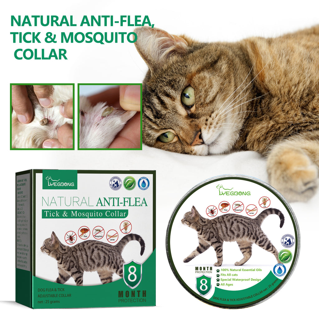 Pet Insect-Proof Collar Adjustable Insect Repellent